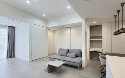 画像：清潔なリビング